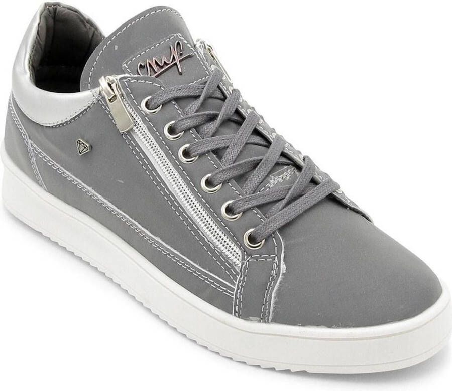 Cash Money Heren Sneakers Reflect Grey White CMS97 Grijs