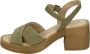 Ca'shott 61200313~~~~~~~~~~~~~~~~~~~~~~ Sandalen met hakDames Sandalen Groen - Thumbnail 3