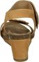 Ca'shott 61200370 Volwassenen Sandalen met hak Cognac - Thumbnail 4