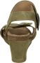 Ca'shott 61200370~~~~~~~~~~~~~~~~~~~~~~ Sandalen met hak Groen - Thumbnail 3