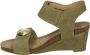 Ca'shott 61200370~~~~~~~~~~~~~~~~~~~~~~ Sandalen met hak Groen - Thumbnail 4