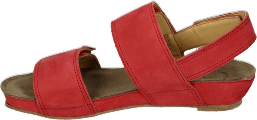 Ca'shott 61200503 Volwassenen Platte sandalenDames Sandalen Rood