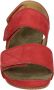 Ca'shott 61200503~~~~~~~~~~~~~~~~~~~~~~ Platte sandalenDames Sandalen Rood - Thumbnail 4