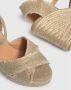 Castañer Verhoog je stijl met Bromelia Espadrille Sleehak Sandalen Beige Dames - Thumbnail 6
