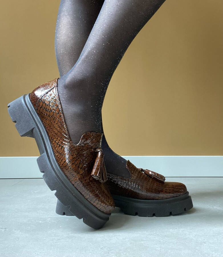 CASUAL Mocassins dames 100% leer