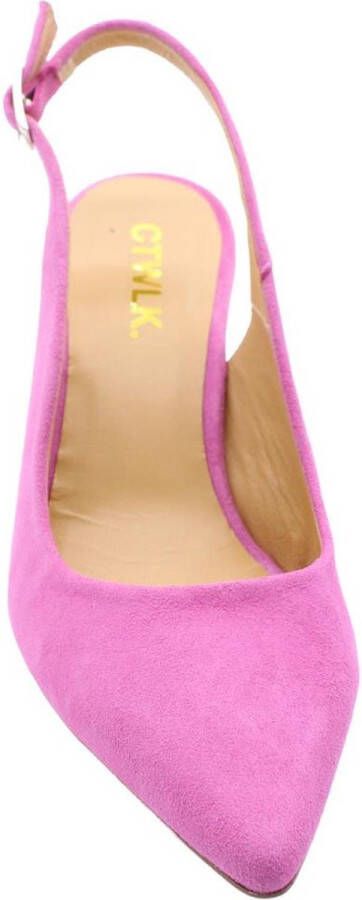 Ctwlk. Peep Toe Peep Heel Roze Dames - Foto 5