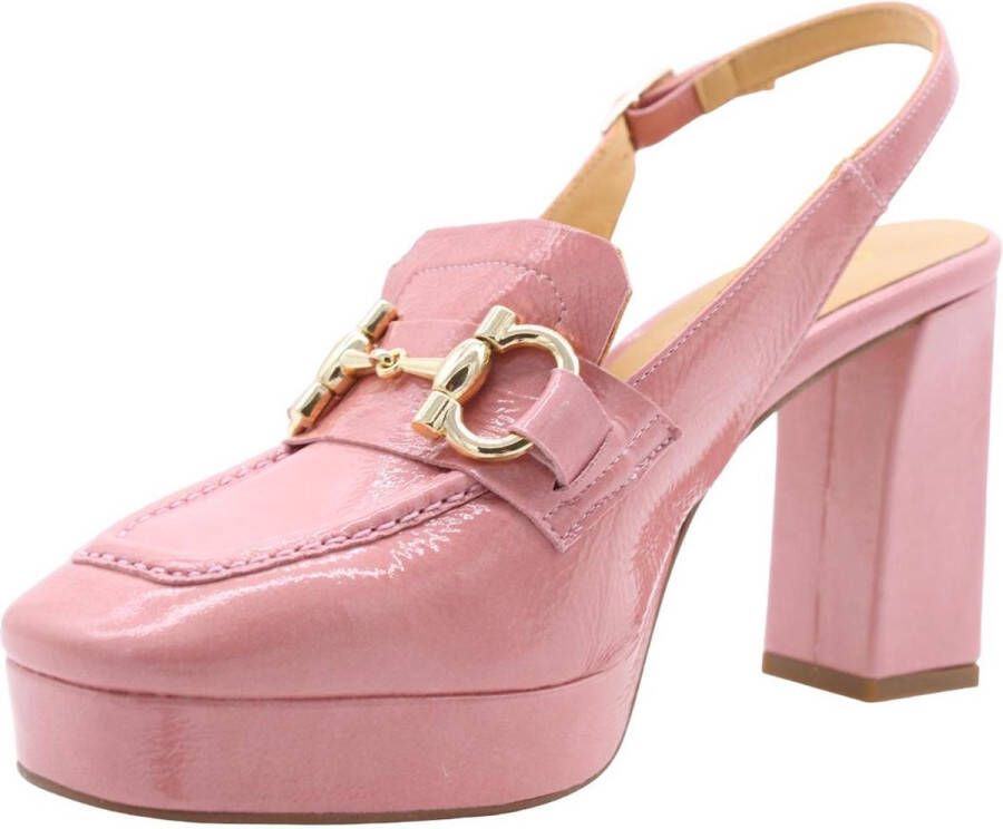 Ctwlk. Peep Toe Peep Heel Roze Dames - Foto 7