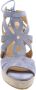 Ctwlk. Echarpe Wedges Blue Dames - Thumbnail 3