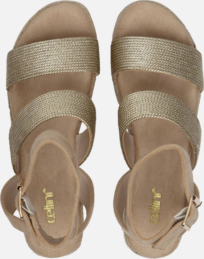 Cellini Sandalen goud Synthetisch