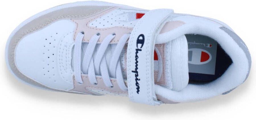 Champion JR Delray Velcro Low Wit-Roze