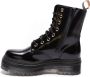 Charles Footwear Dames Laars 1984 Black Polished Zwart - Thumbnail 2
