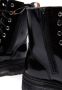 Charles Footwear Dames Laars 1984 Black Polished Zwart - Thumbnail 3