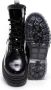 Charles Footwear Dames Laars 1984 Black Polished Zwart - Thumbnail 4