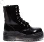 Charles Footwear Dames Laars 1984 Black Polished Zwart - Thumbnail 6
