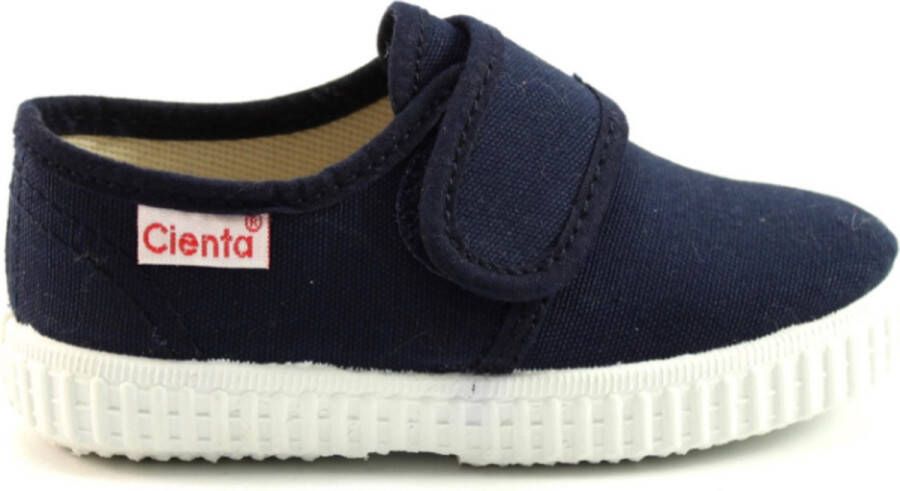 Cienta canvas klittenbandschoen navy - Foto 4