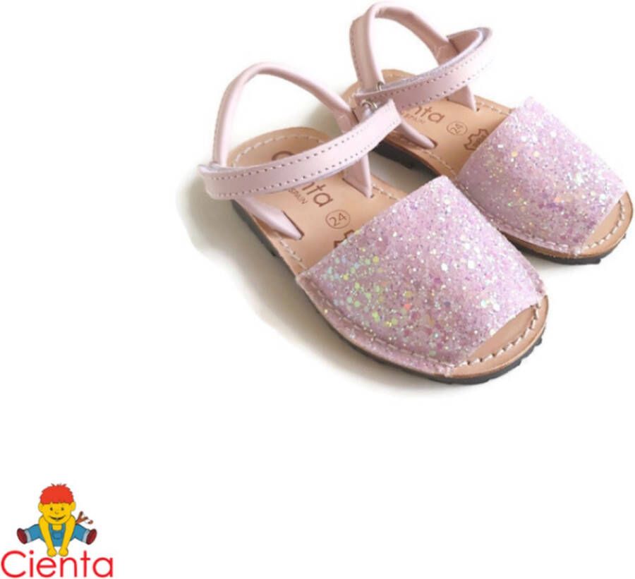 Cienta kinderschoen sandaal glitter roze - Foto 2