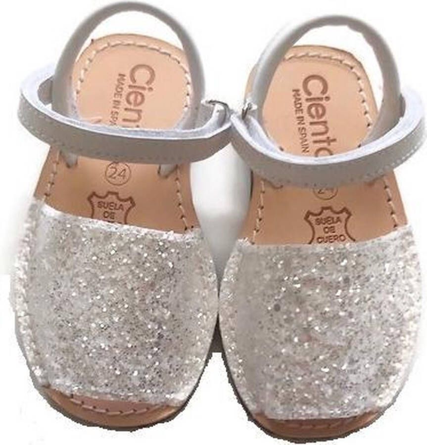 Cienta kinderschoen sandaal glitter wit