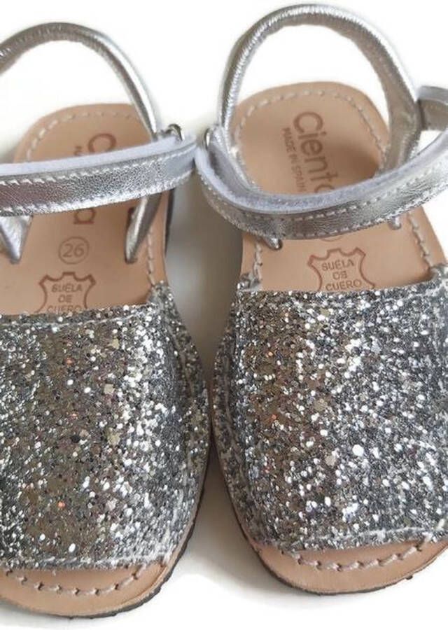 Cienta kinderschoen sandaal glitter zilver