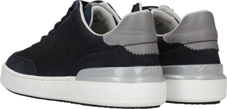 Clarks Court Lite Tor Veterschoenen Laag blauw