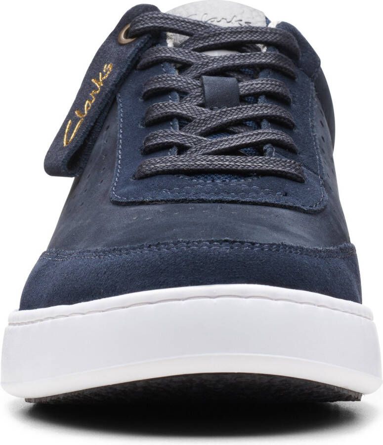 Clarks Court Lite Tor Veterschoenen Laag blauw