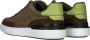 Clarks Groene leren sneakers met optimaal comfort en duurzaamheid Groen Heren - Thumbnail 12