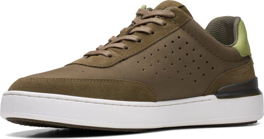 Clarks Courtlite Tor Veterschoen Mannen Groen