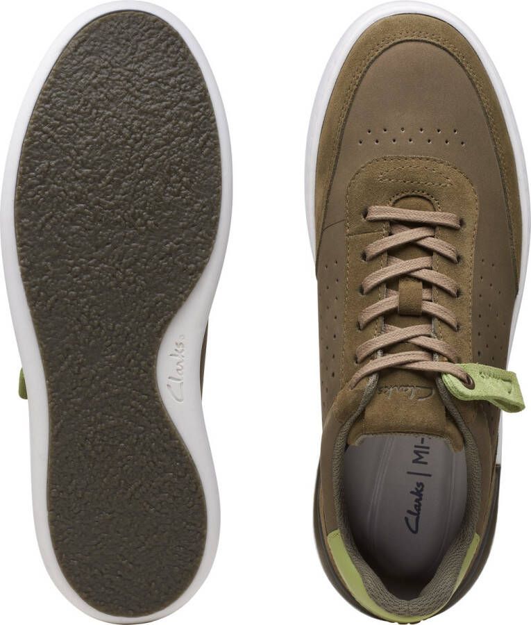 Clarks Courtlite Tor Veterschoen Mannen Groen