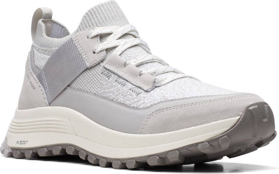 Clarks Dames ATLTrekKnit WP D 6 light grey combi