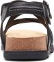 Clarks Stijlvolle platte sandalen voor vrouwen Black Dames - Thumbnail 4