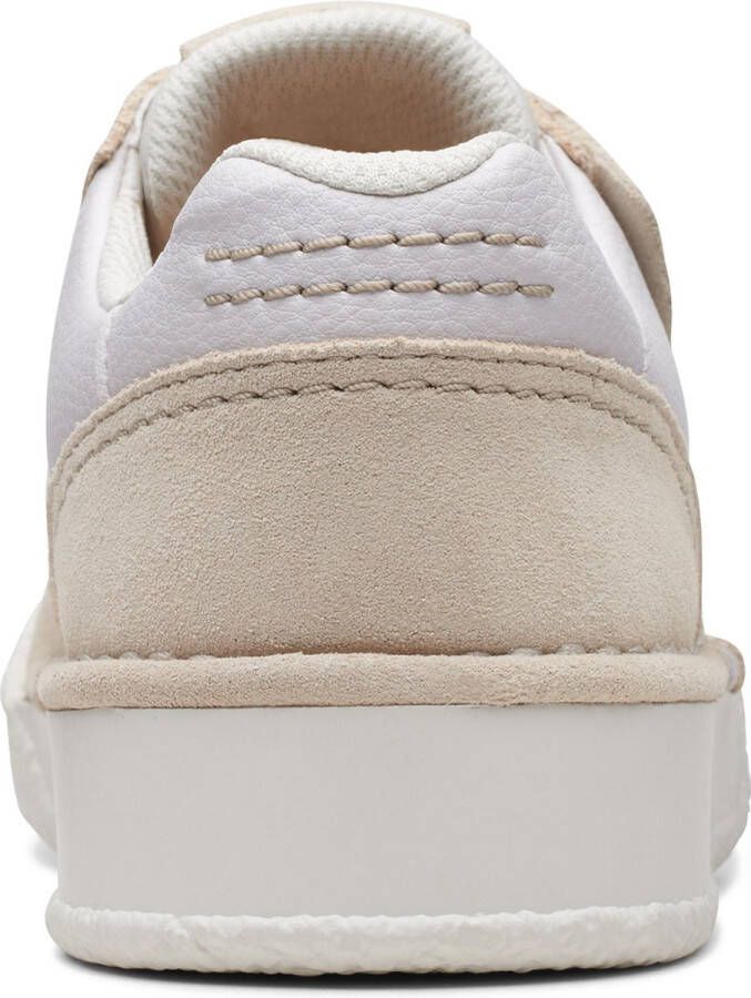 Clarks Dames CraftCup Court D 1 off white combi