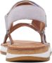 Clarks Sportieve Platte Sandalen Purple Dames - Thumbnail 5
