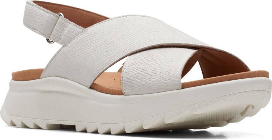 Clarks Dames DashLite Wish D 1 off white combi