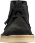 Clarks Desert Coal Zwart Dames Veterboots Zwart Kleur Zwart - Thumbnail 3