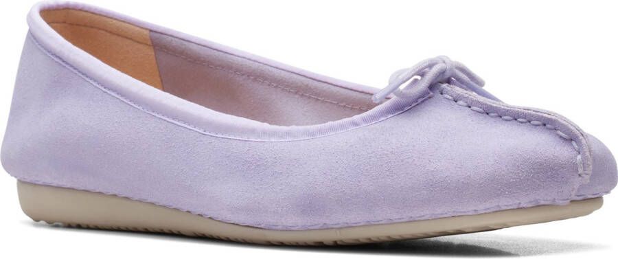 Clarks Dames Freckle Ice D 1 Lilac Suede