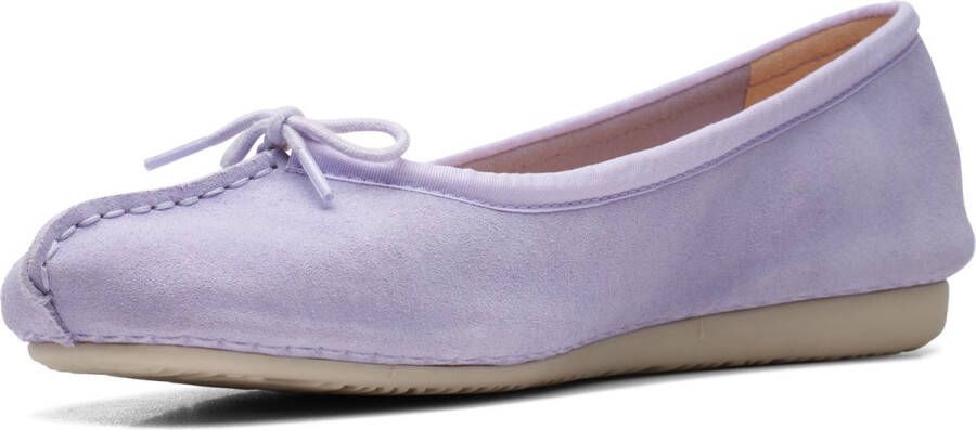 Clarks Dames Freckle Ice D 1 Lilac Suede