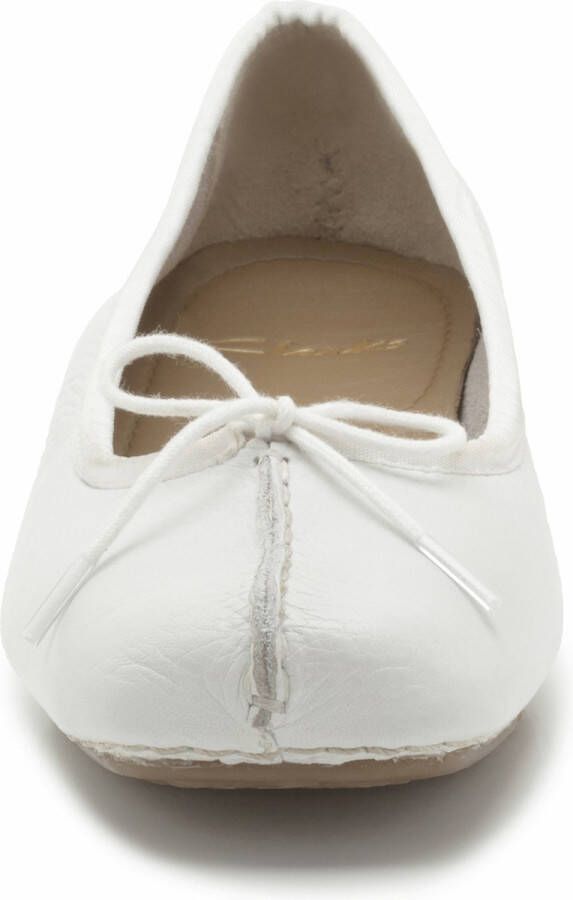 Clarks Dames Freckle Ice D 1 white leather