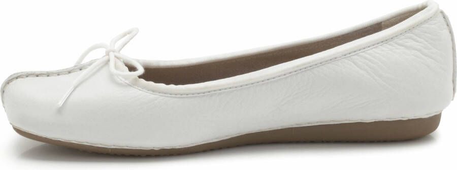 Clarks Dames Freckle Ice D 1 white leather