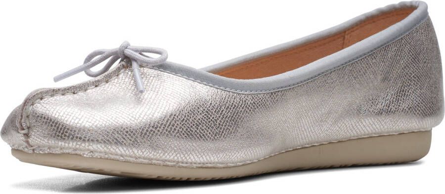 Clarks Dames Freckle Ice D 6 silver metallic