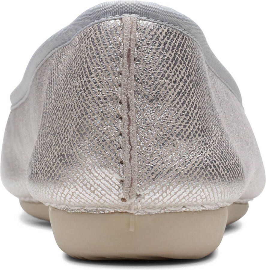 Clarks Dames Freckle Ice D 6 silver metallic