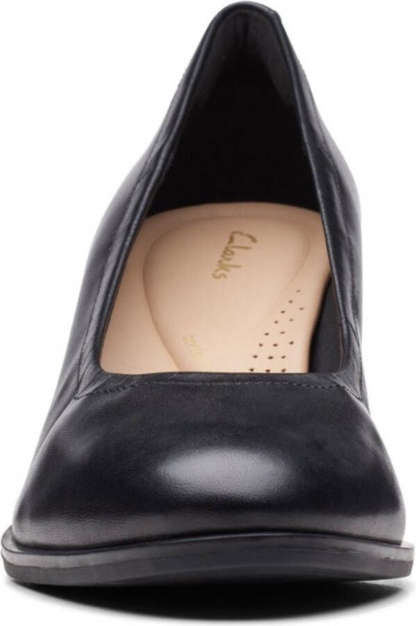 Clarks Dames Freva55 Court D 2 black leather