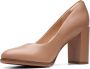 Clarks Dames Freva85 Court D 1 praline leather - Thumbnail 5