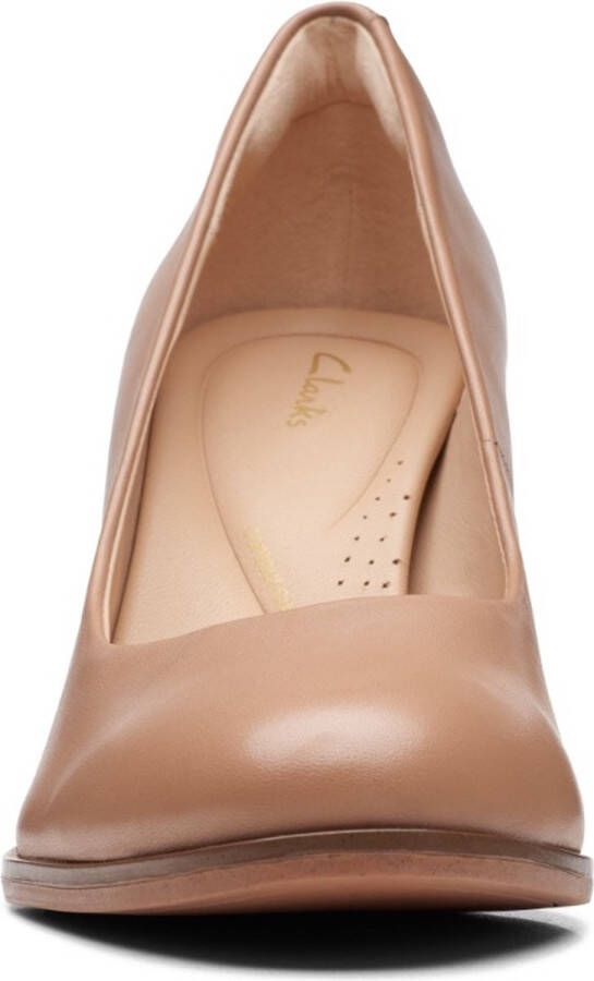 Clarks Dames Freva85 Court D 1 praline leather