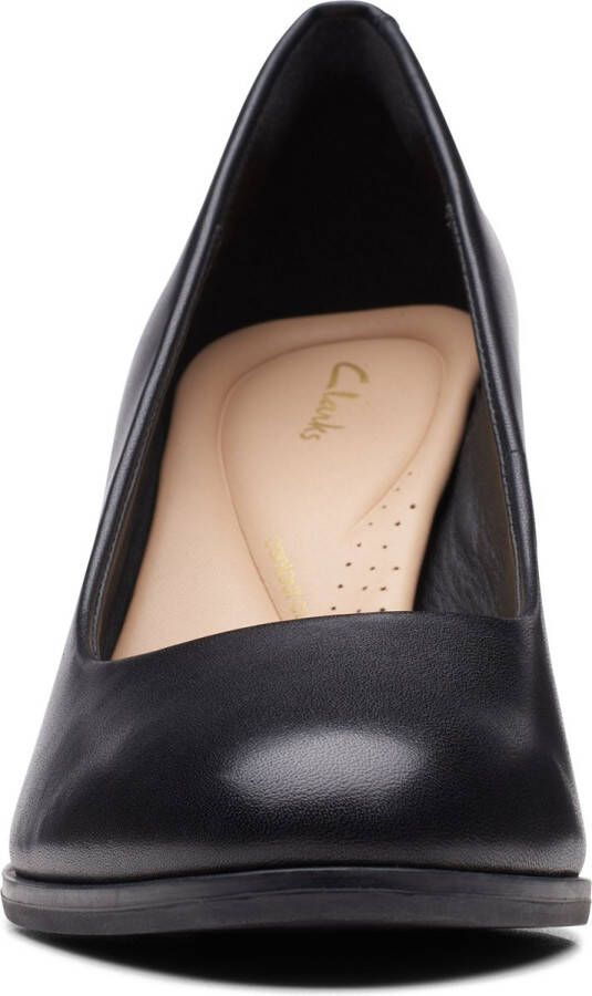 Clarks Dames Freva85 Court D 2 black leather