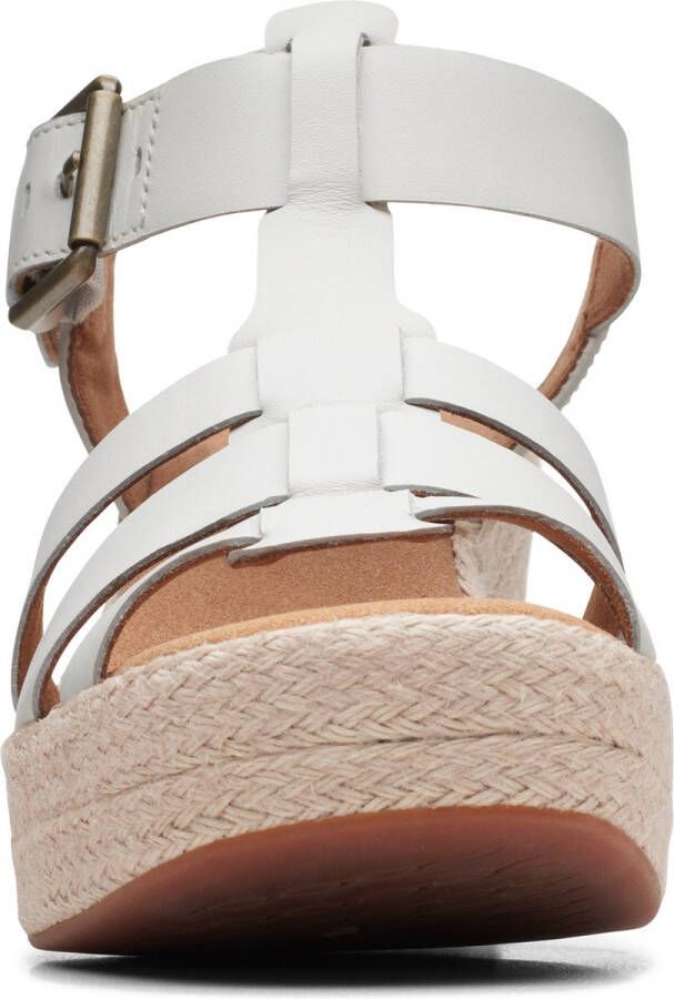 Clarks Dames Maritsa70 Tee D 1 white leather