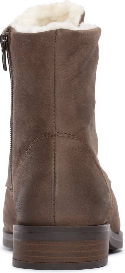 Clarks Dames schoenen Memi Lace D 4 Taupe WLined Lea - Foto 3