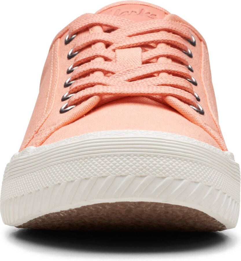 Clarks Dames Roxby Lace D 9 Coral Canvas