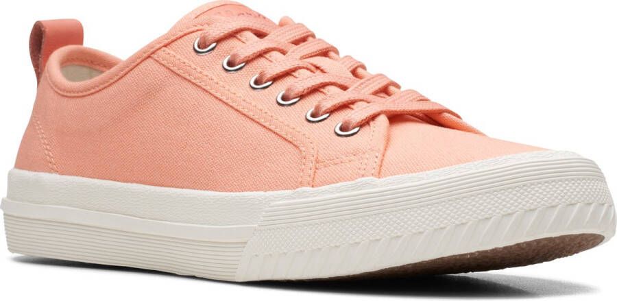 Clarks Dames Roxby Lace D 9 Coral Canvas