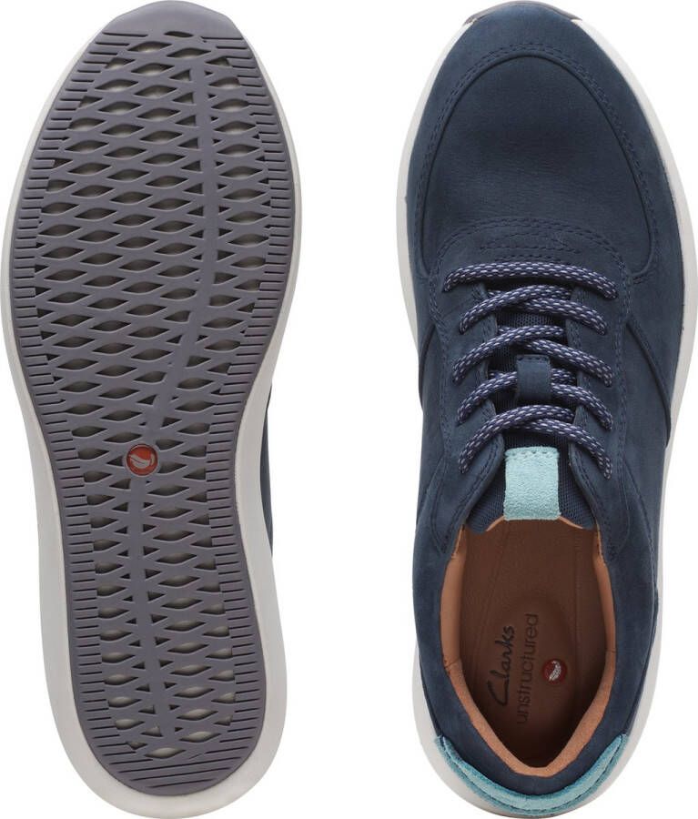 Clarks Dames schoenen Un Rio Sprint D blauw - Foto 4