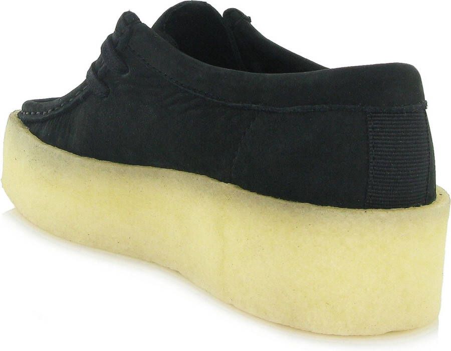 Clarks Dames Wallabee Cup Zwart Nubuck Black Dames - Foto 4