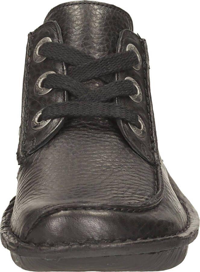 Clarks Dames Veterschoenen Zwart